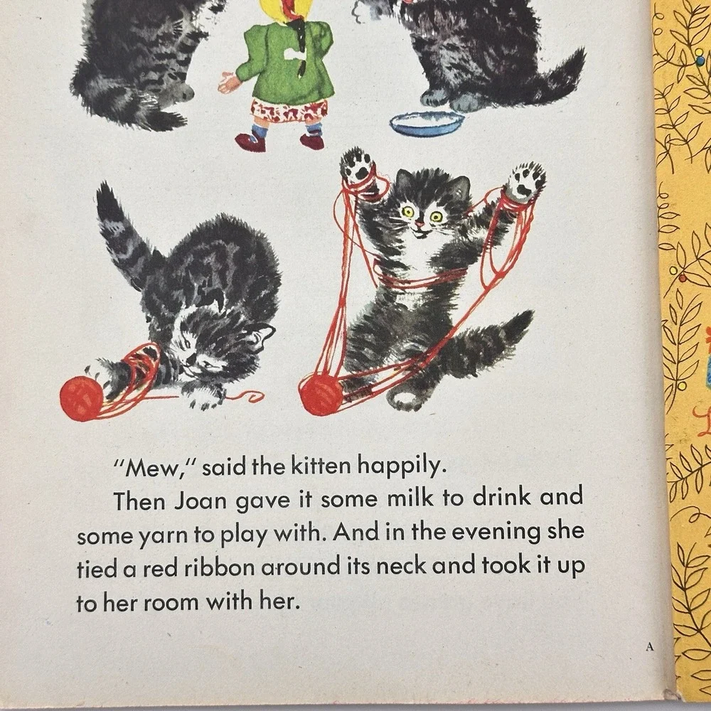 The Kitten's‎ Surprise  A Little Golden Board Book by Nina  1951 Vintage
